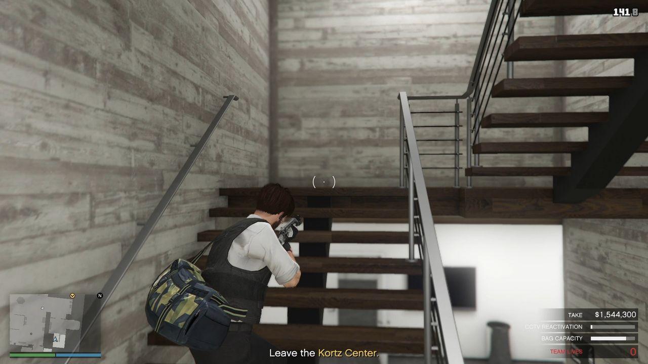 Aim down sights while sneaking to move faster.
