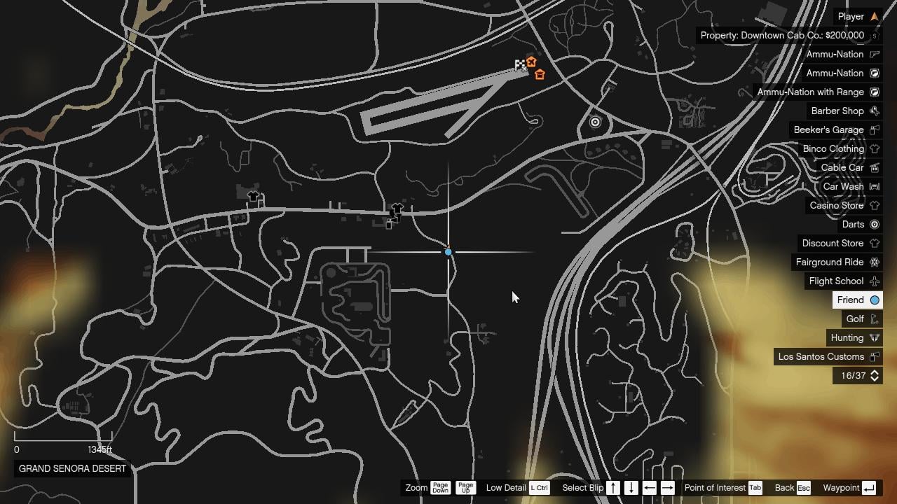 Rogue Prisoner location near the penitentiary in Grand Senora Desert where the event triggers