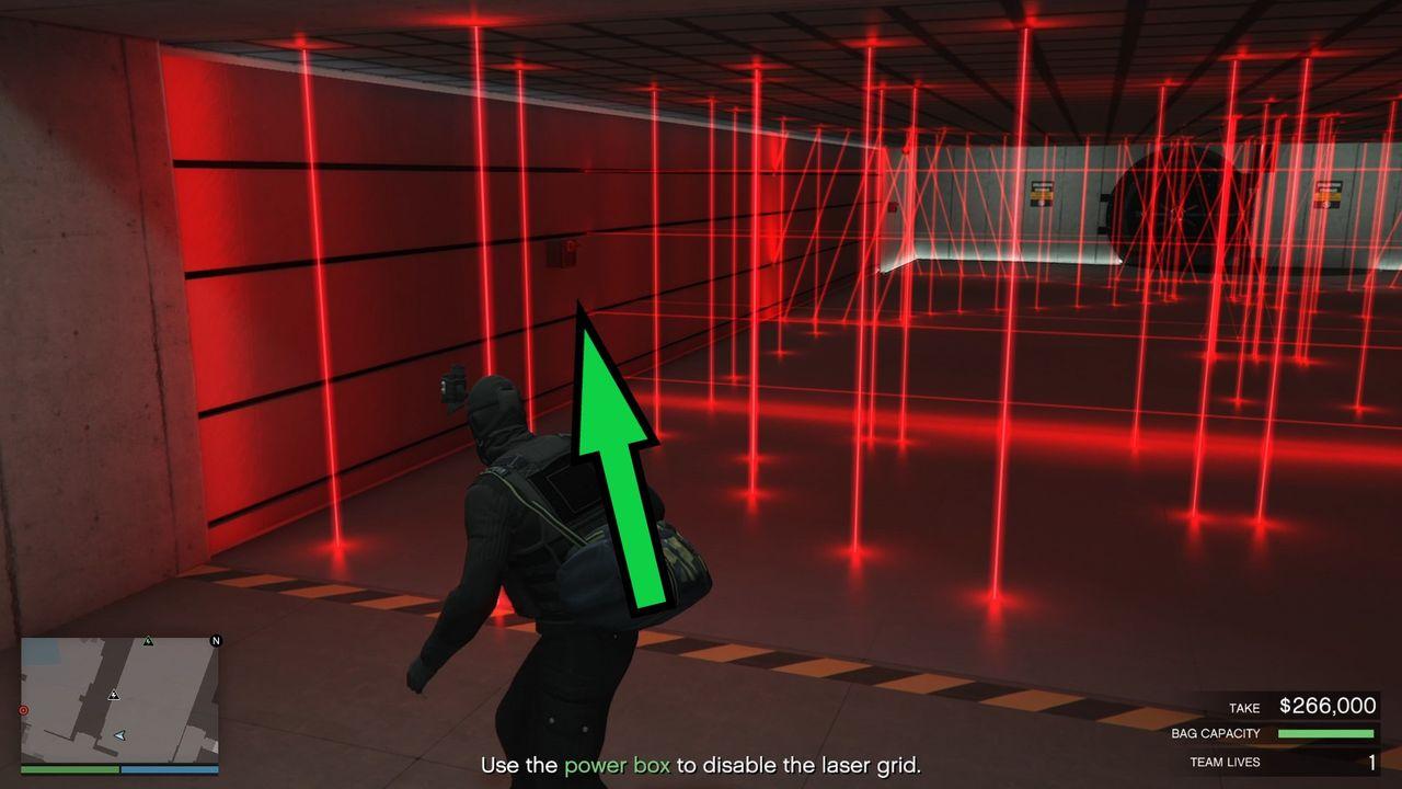 You can go straight through here and disable the first switch.