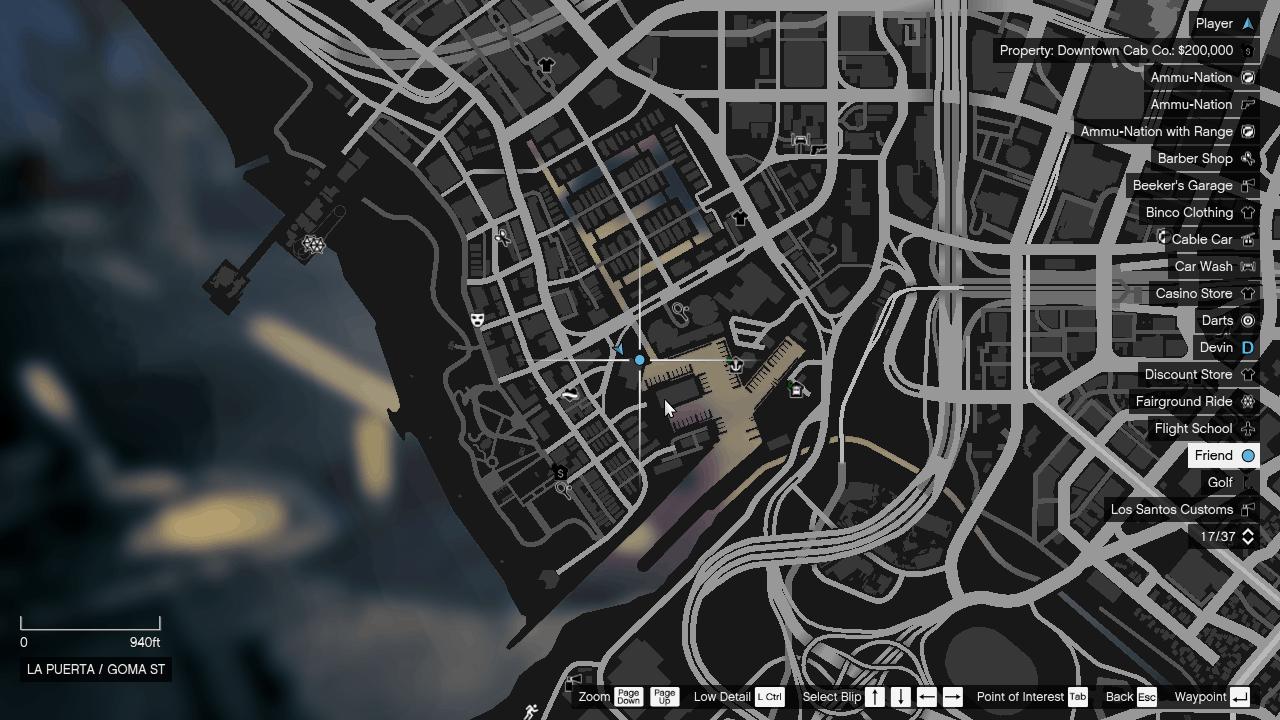 Goma Street in La Puerta near the Vespucci Beach area