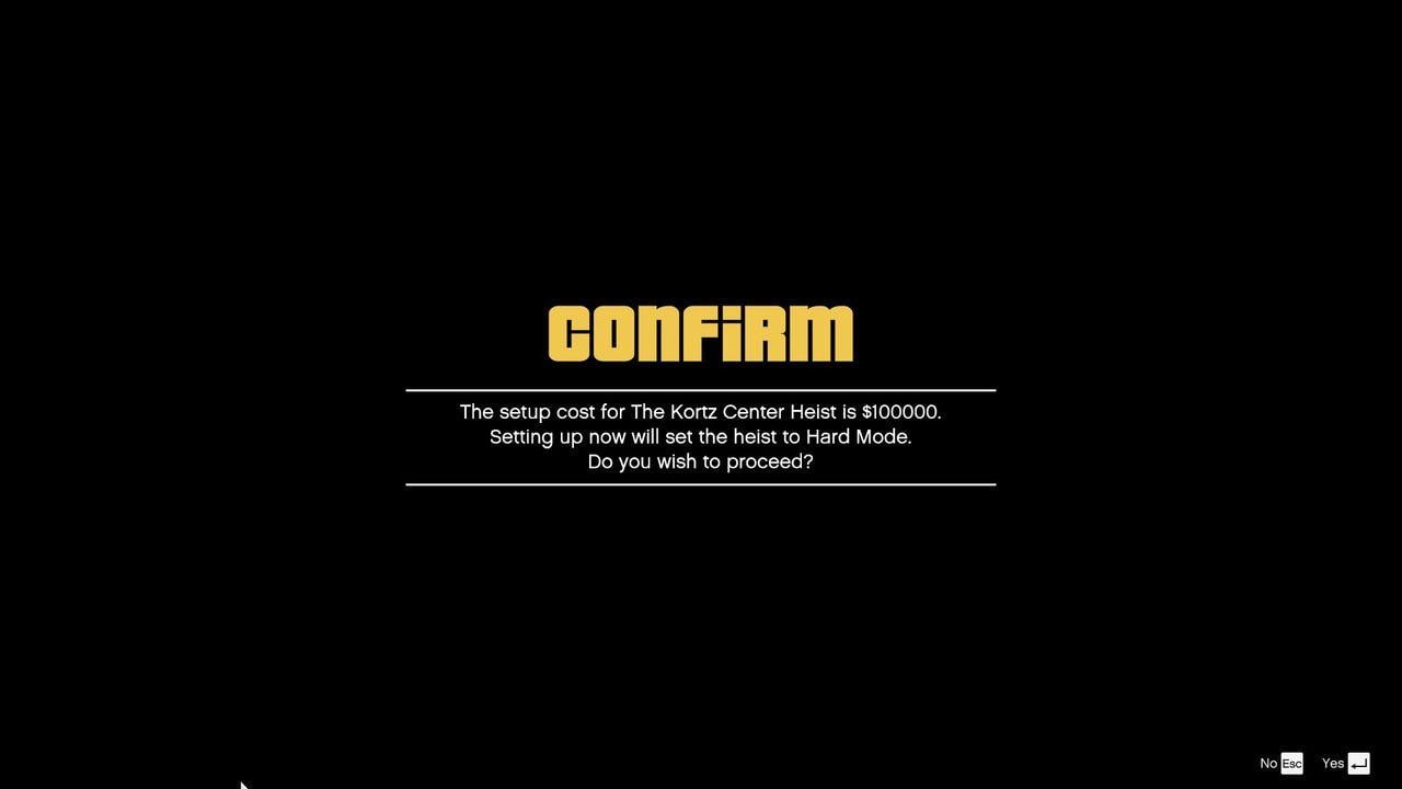 Setting it up again costs GTA$100,000.