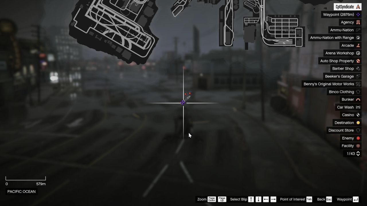 Mark this side of the cargo ship (bridge) and fly to it.