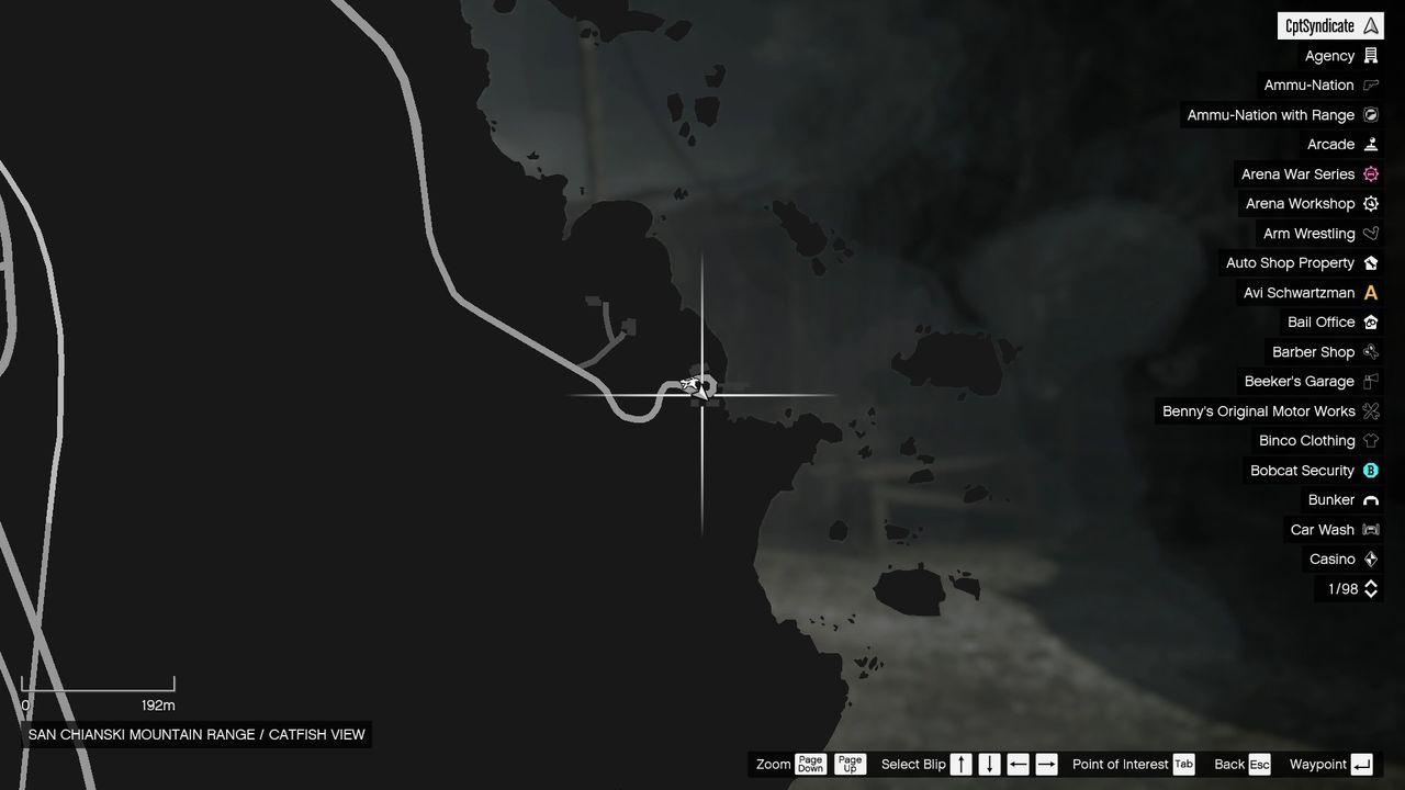 The map shows the location of the golden clover found at the shed in Cape Catfish, Blaine County.