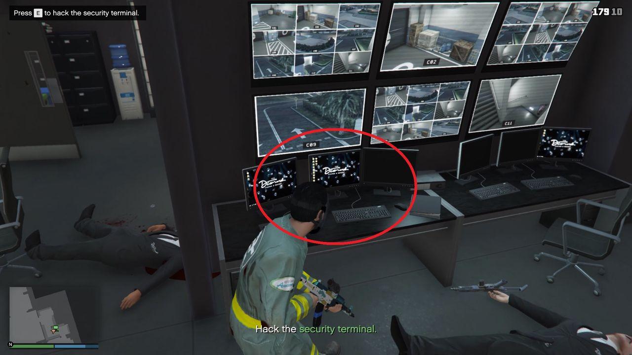 Security terminal you need to hack.