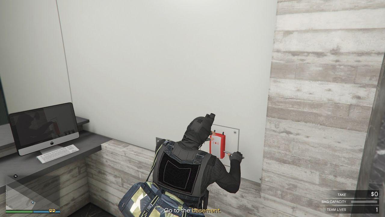 Disabling the cabinet alarm.