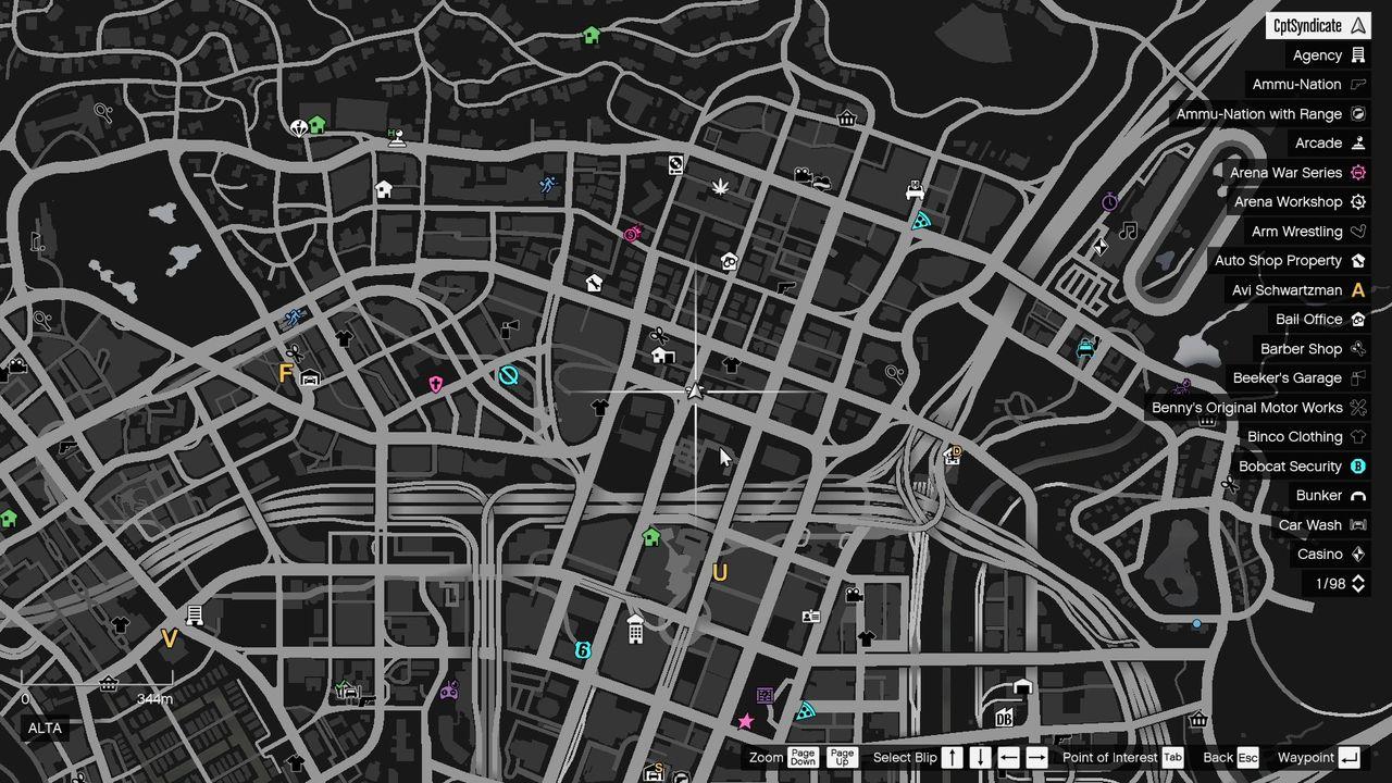 The map shows the location of the lucky clover in Alta.