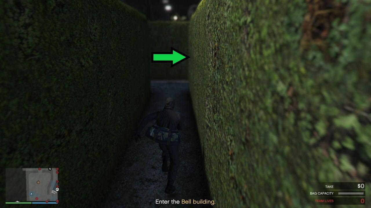Turn right at the end here.