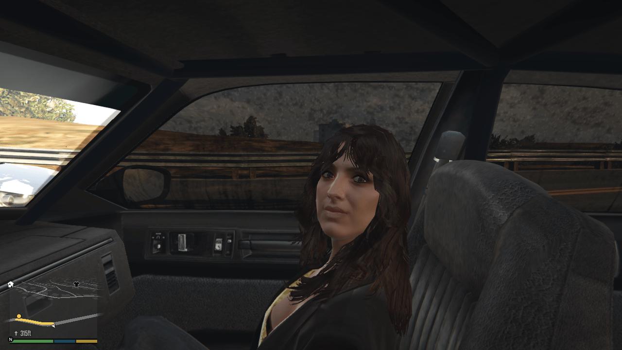 The lady who was about to get buried aliv