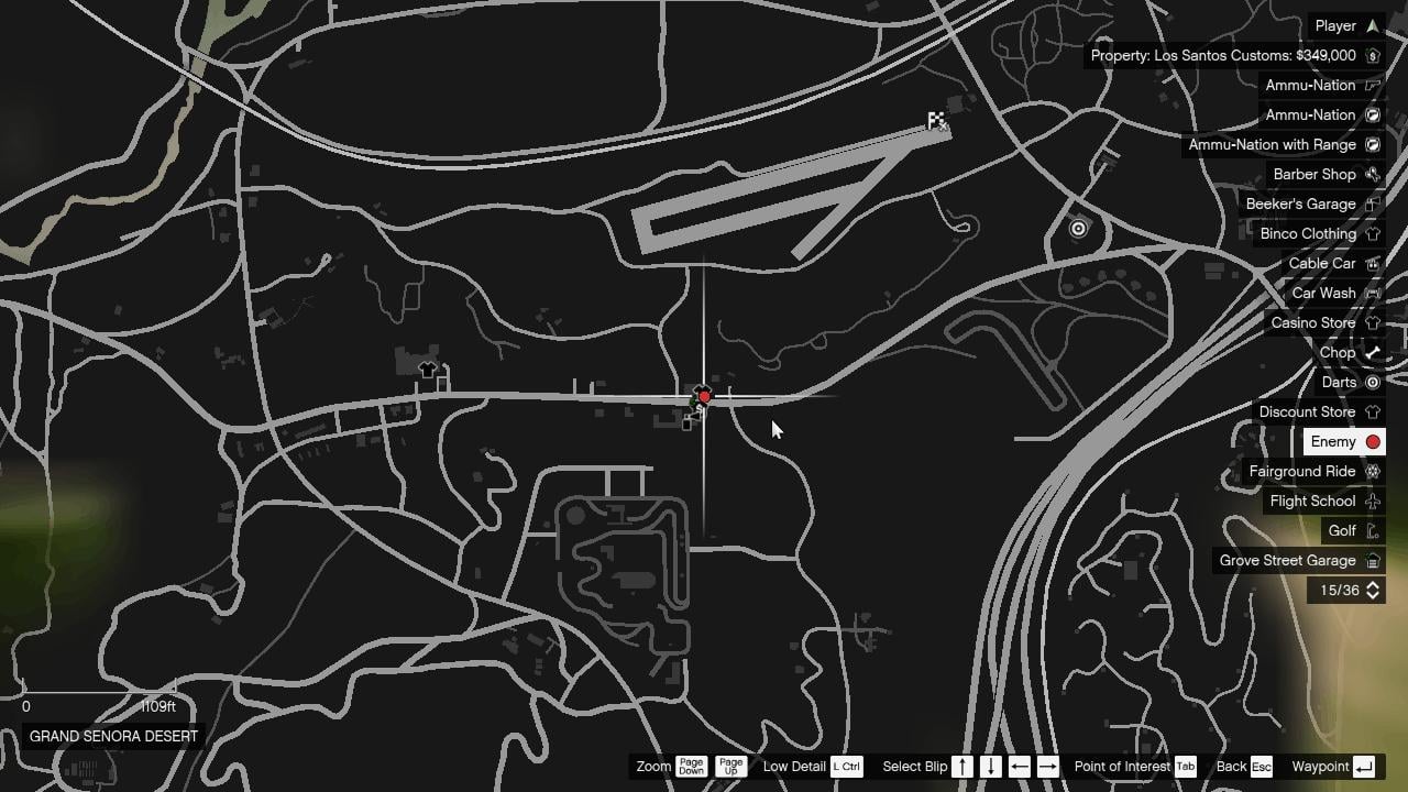 Lost MC Robbery event triggered next to Discount Store in Grand Senora Desert