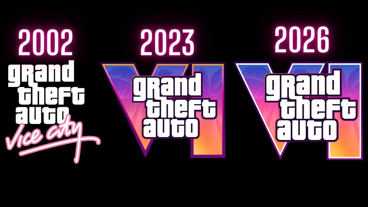 Notice the outside gradient of the GTA 6 logo has changed between 2025 and 2026.