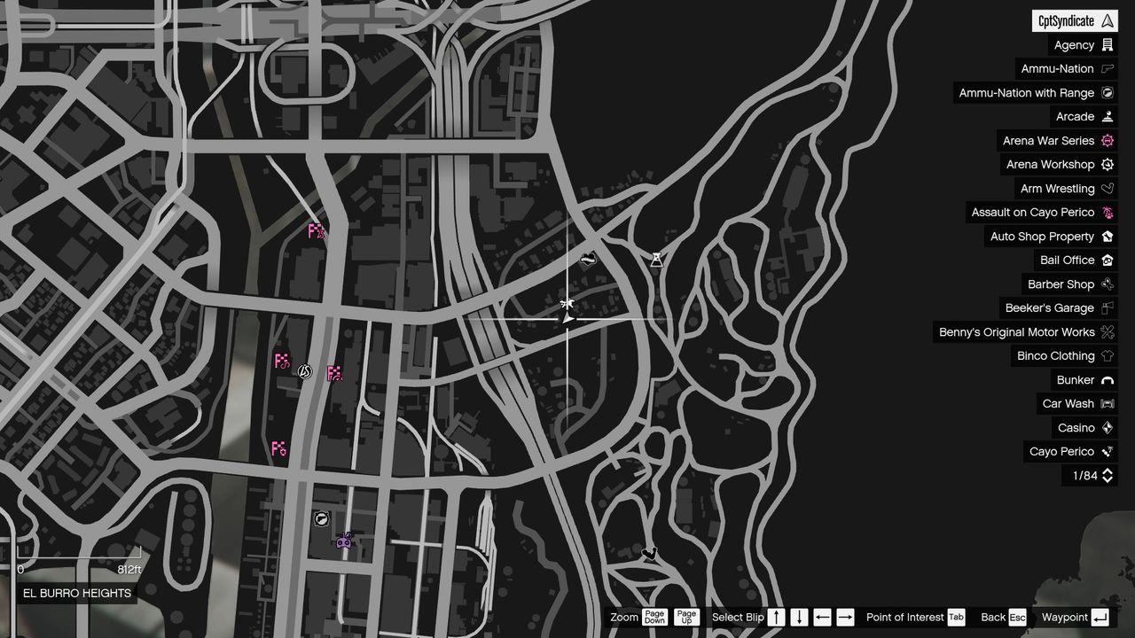 The map of the Yuanbao located on the plot of an unfinished house next to Lester's house at El Burro Heights.