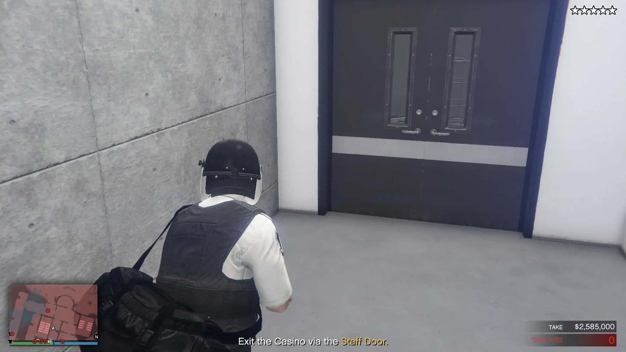 Door on the right-hand side which is the exact opposite of the original route door