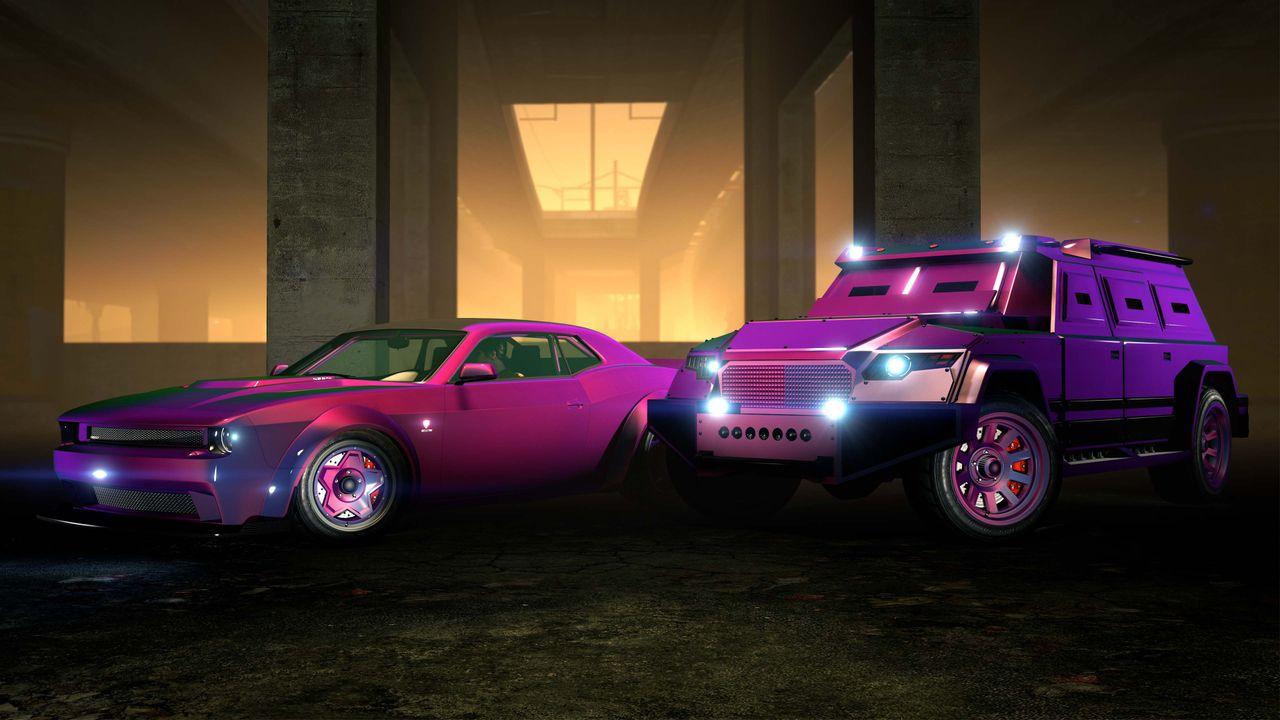 GTA+ members can now claim two new Chameleon paint options, including the Magenta/Cyan Flip finish.