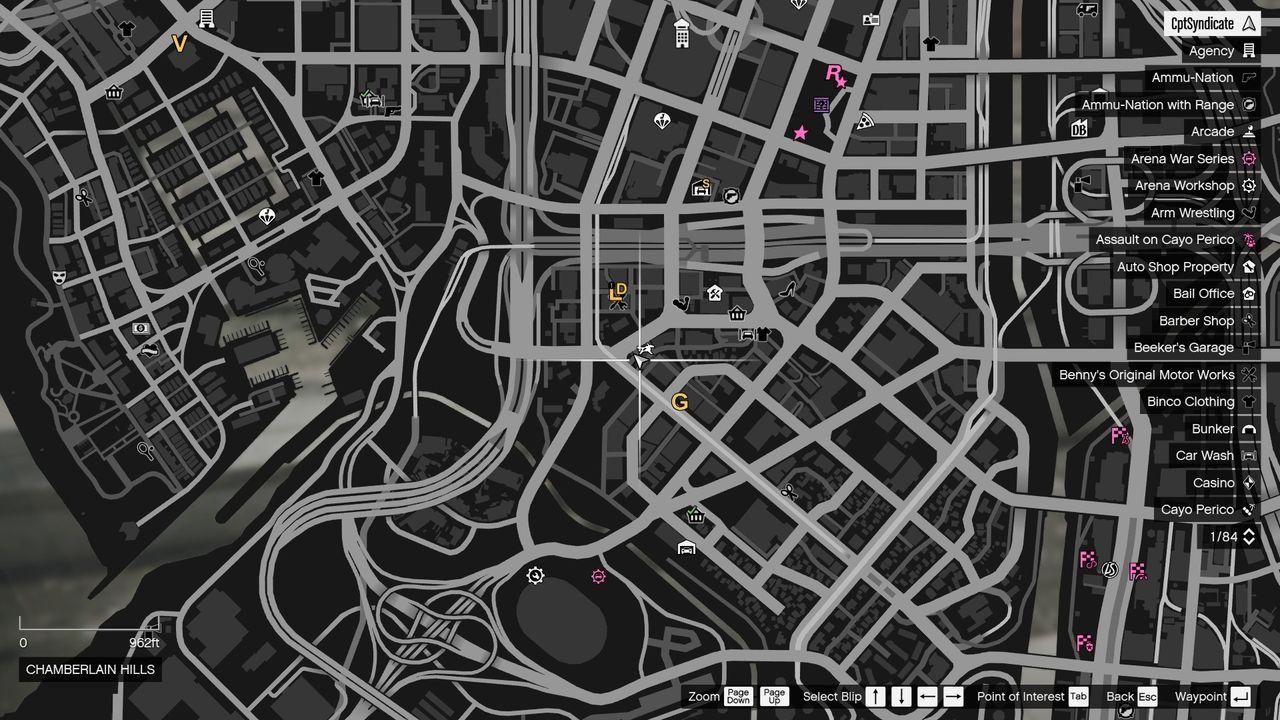 The map shows the location of the Yuanbao in Chamberlain Hills.