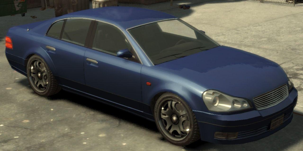 Stevie's car theft variant of the Karin Intruder as seen in GTA IV.