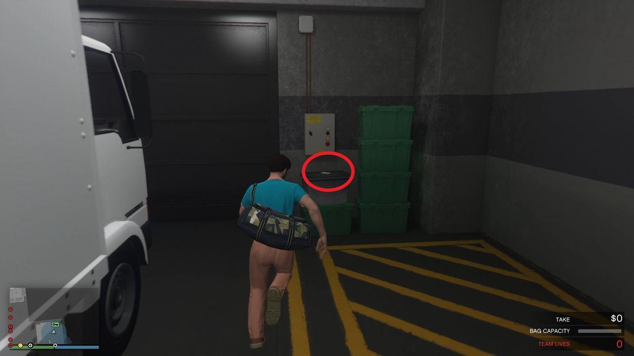 The loading bay keycard is always at this spot.