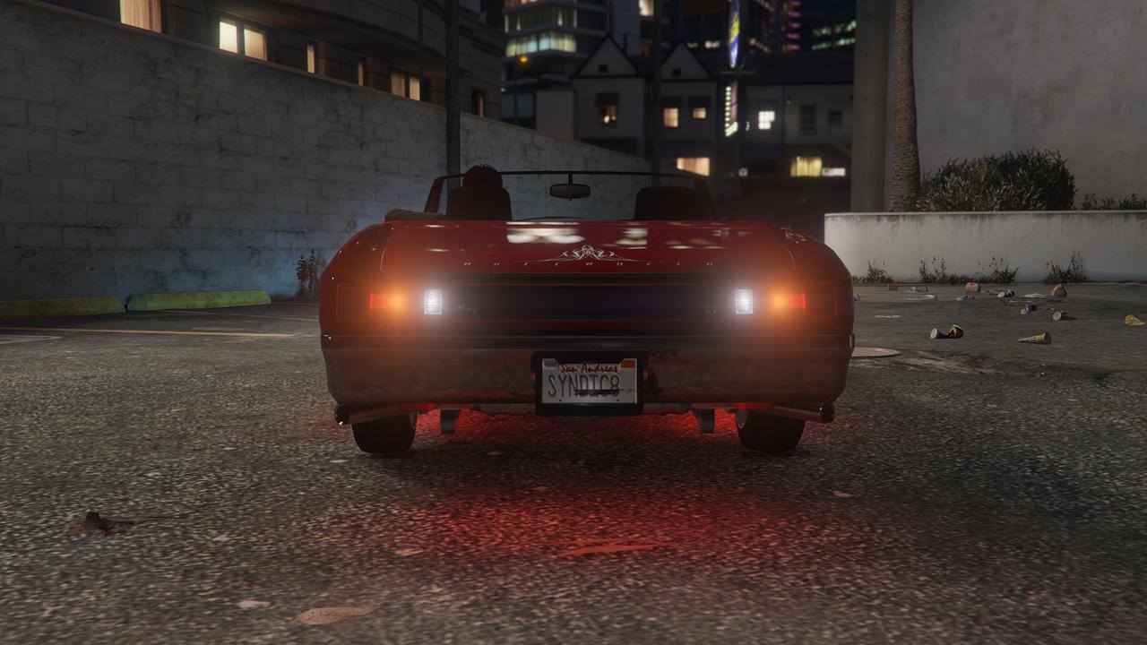 Albany Buccaneer Custom Vehicle Wiki GTA BOOM Albany Buccaneer Custom Back GTA Online 