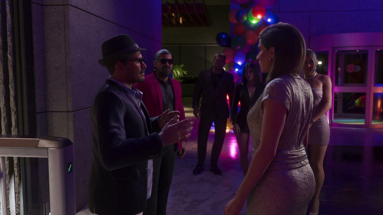 A formal party brings Jason into a crowded reception.