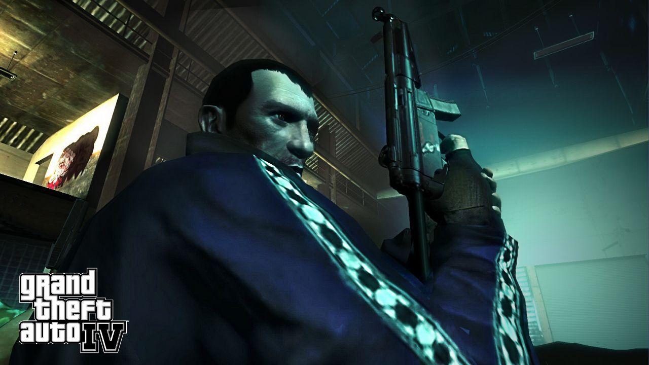 Official Rockstar Games promotional image of Niko Bellic.