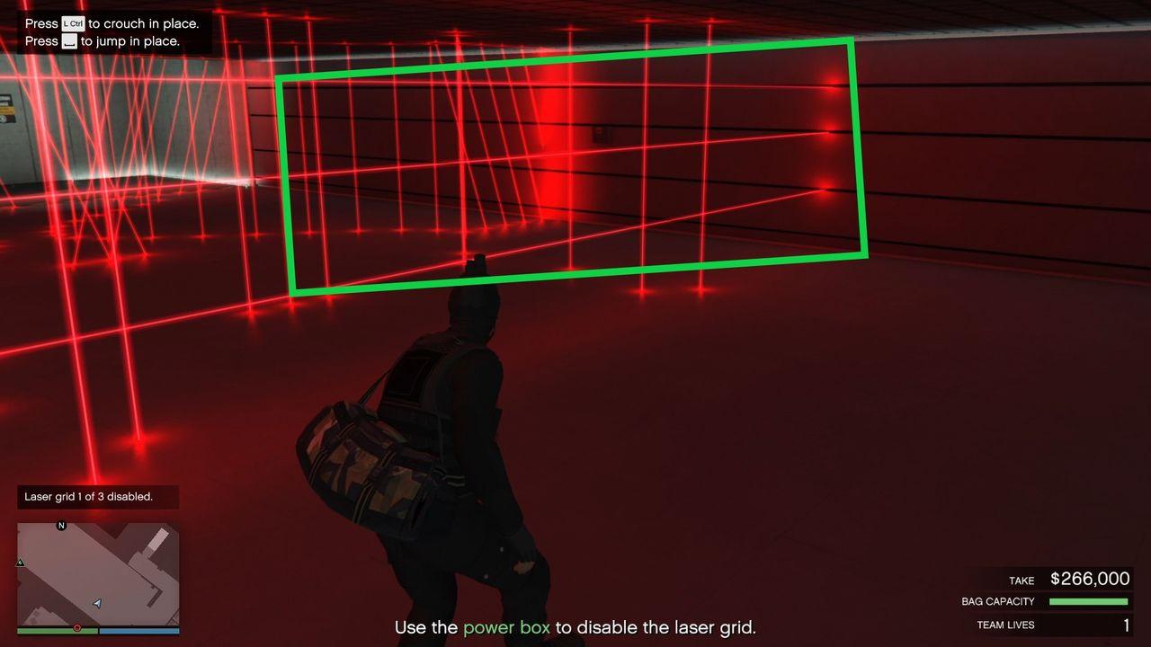 The horizontal lasers you need to watch out for.