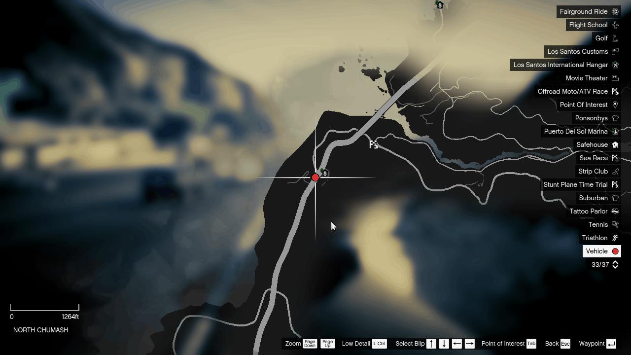 Location is right next to Hookies restaurant in North Chumash