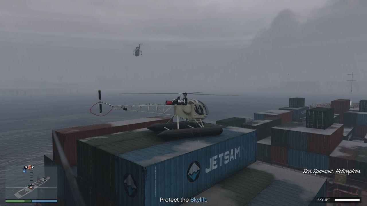 Do not let the Skylift's health drop below 80%.