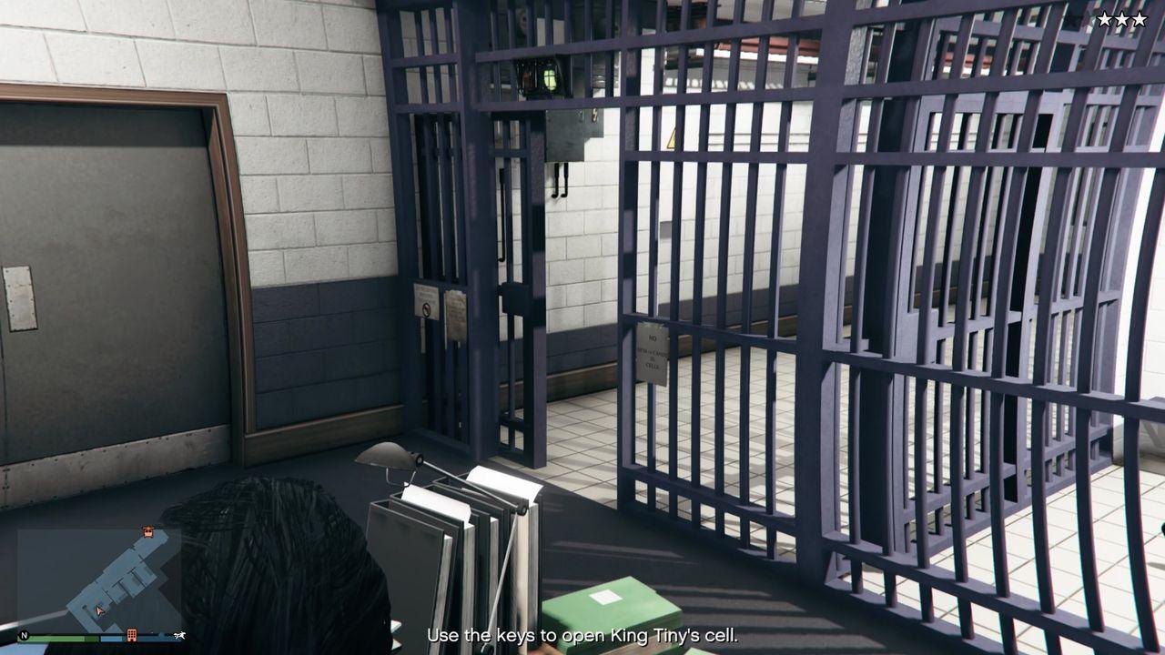 Unlocked door.