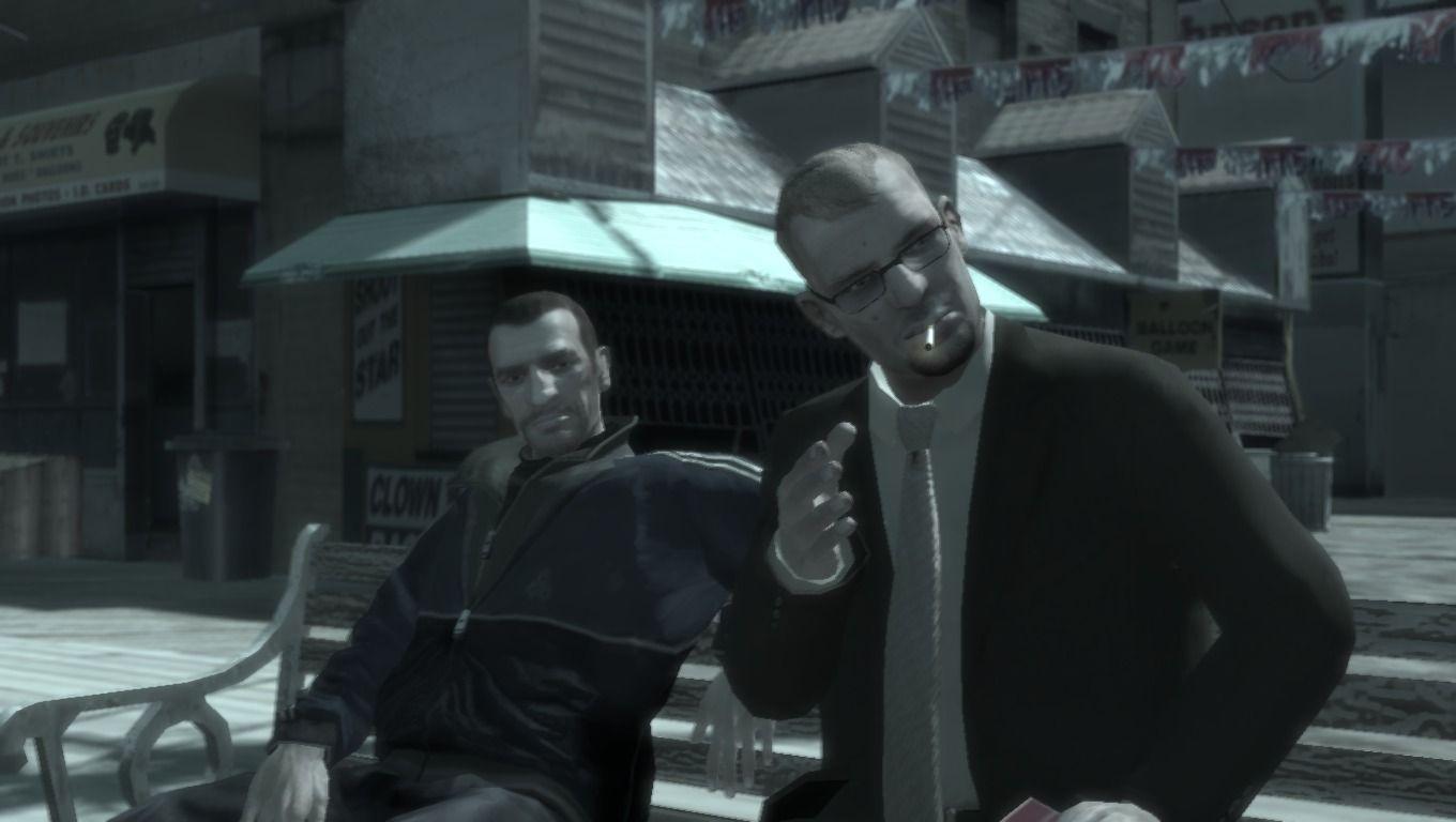 Niko sitting alongside Dimitri.