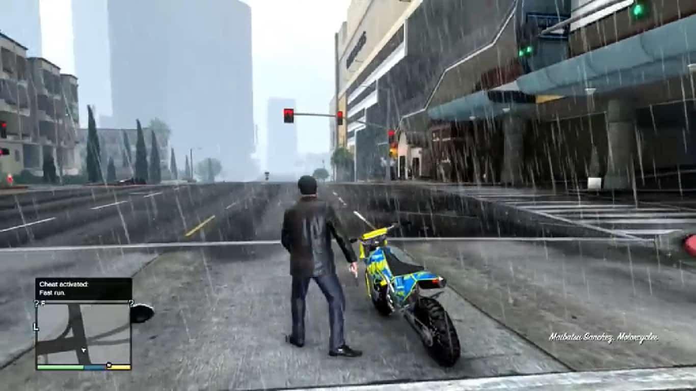 Fast Run Cheat  For GTA 5 Demo Video