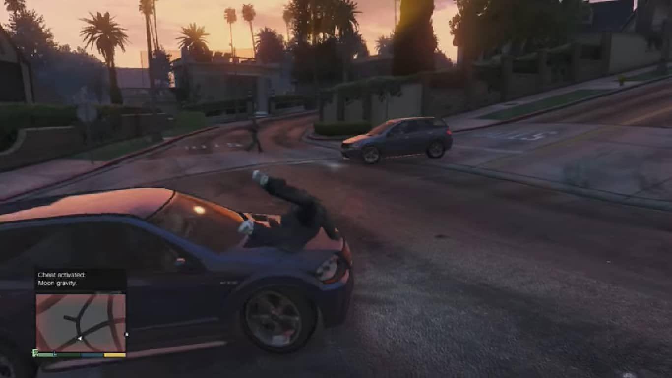 Moon Gravity GTA 5 Cheat Demo Video