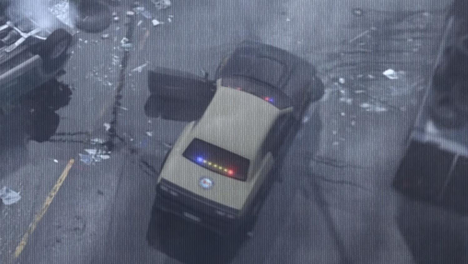The Bravado Gauntlet Interceptor as seen in the first GTA VI trailer.