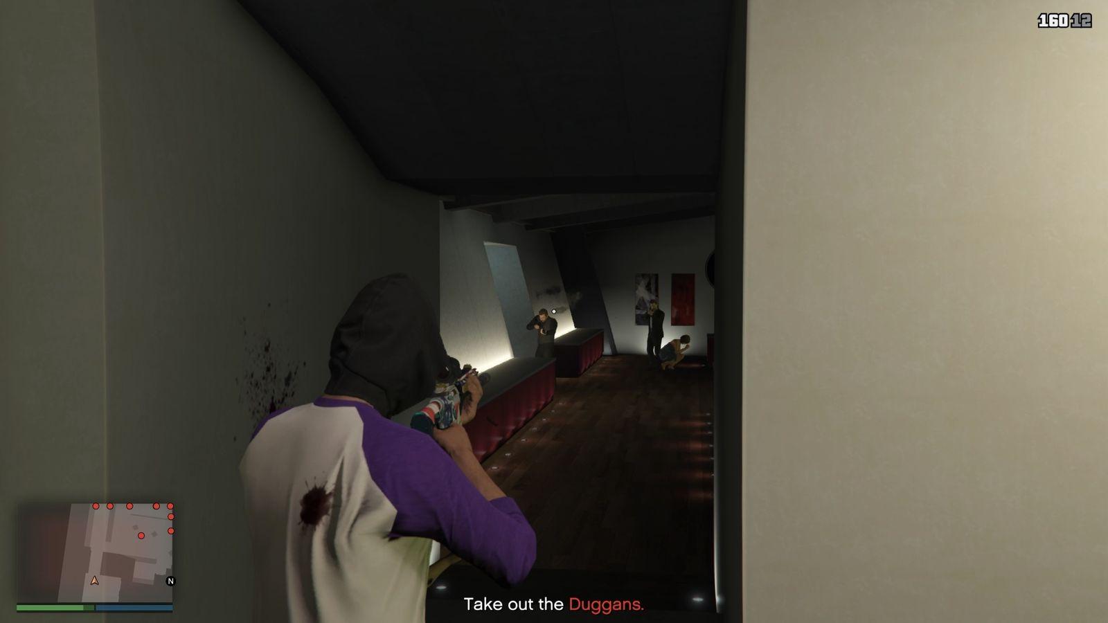 You can't sneak your way across, so you must fight them.