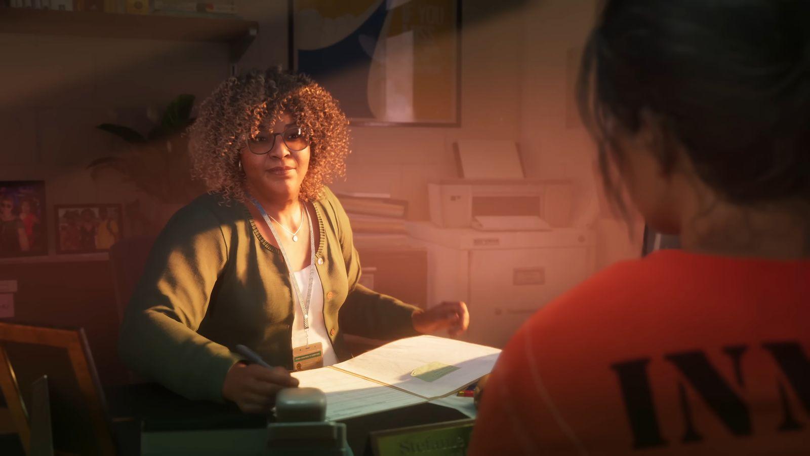 Stefanie, a social worker at the Leonida Department of Corrections.