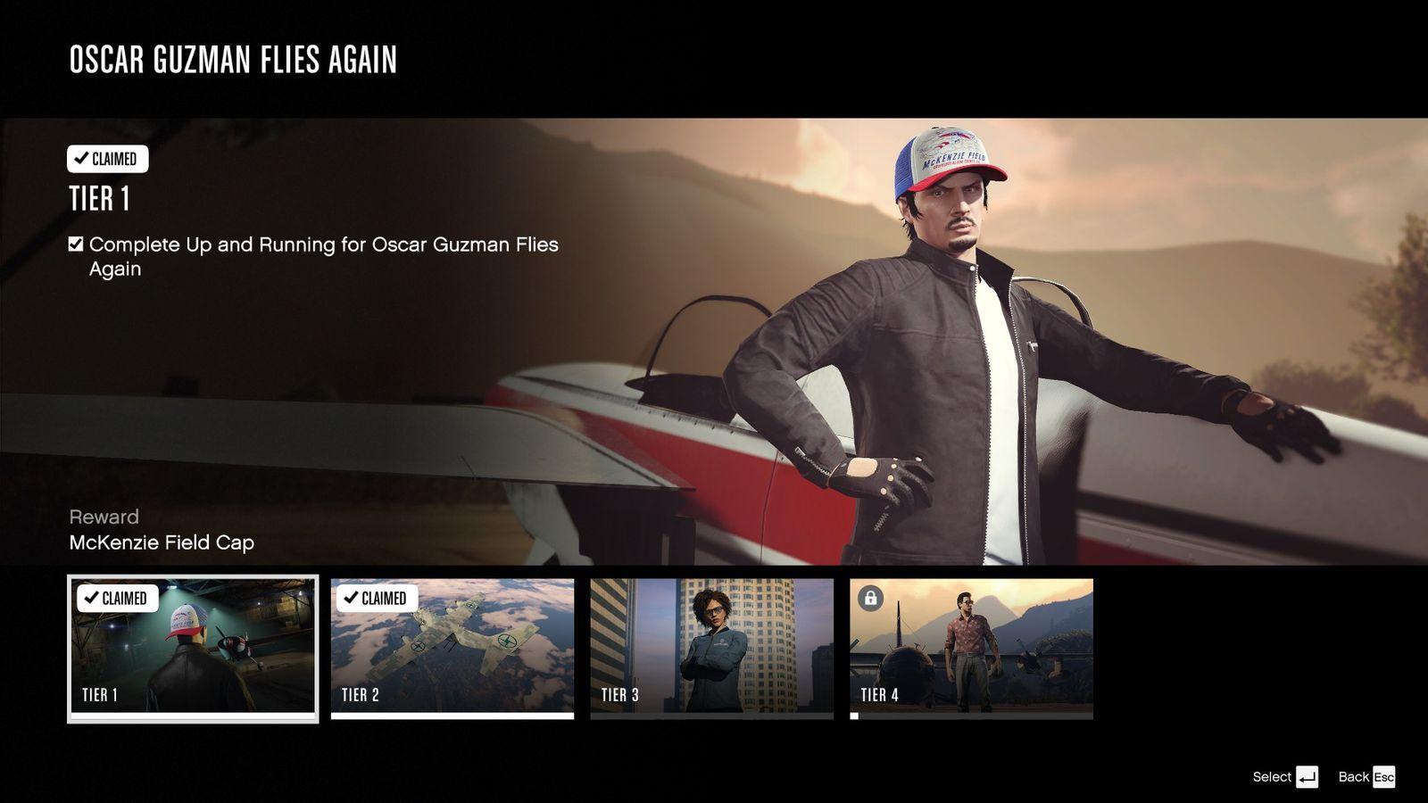 Oscar Guzman Flies Again Tier 1 Career Progress Challenge.