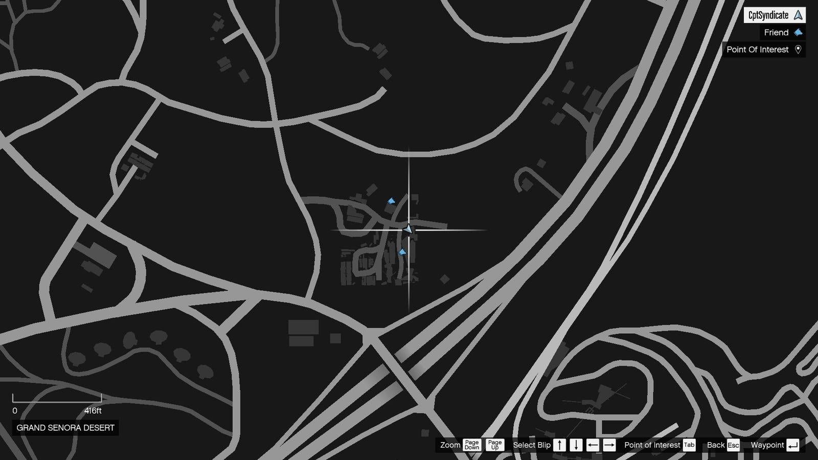 Blue Container Cockpit clue map location.