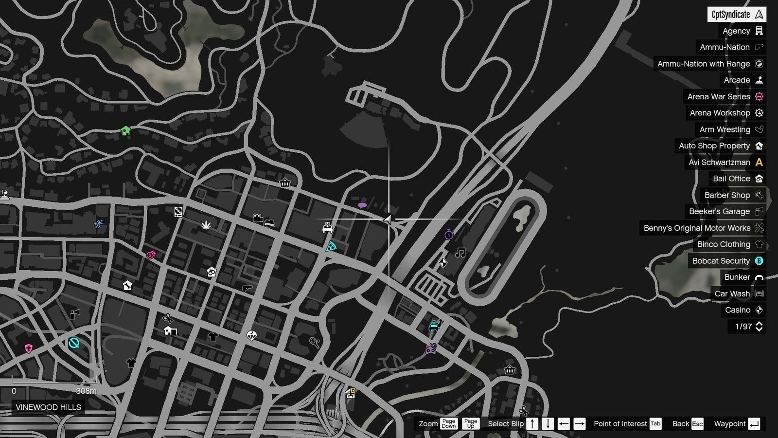 The map shows the location of the golden clover outside the CNT building.