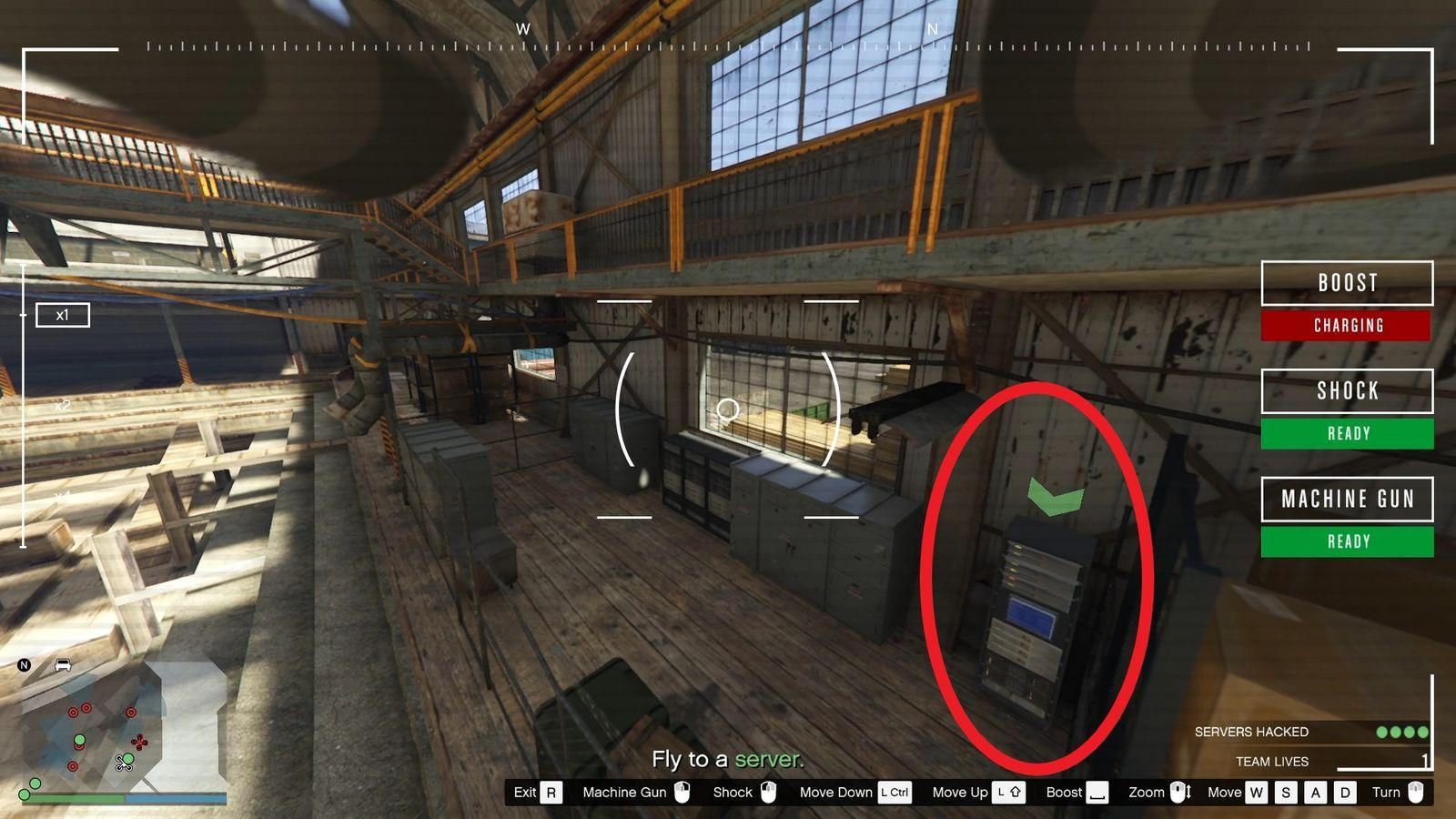 The first server.