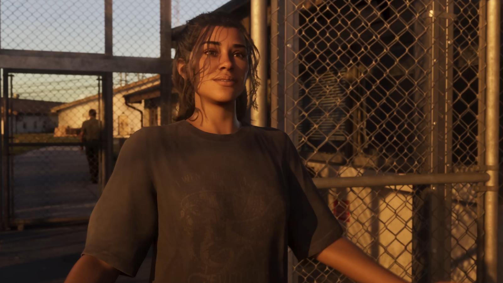 Lucia leaving the Leonida Department of Corrections facility.
