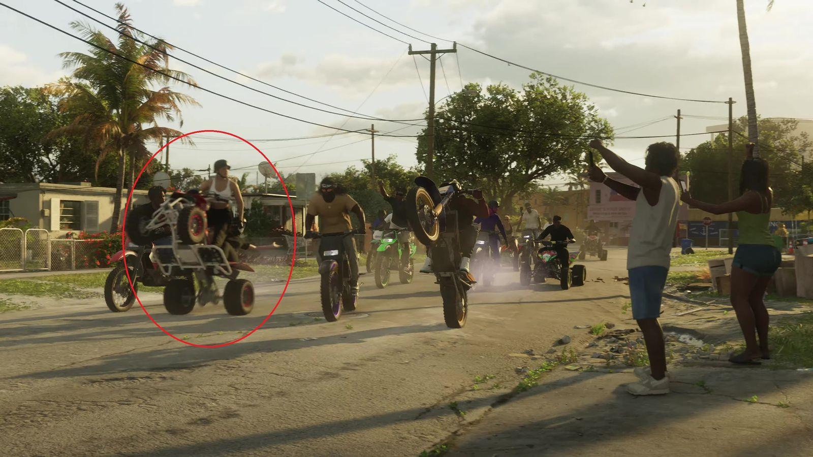 Multiple variants of the Nagasaki Blazer as seen in the first GTA 6 trailer.