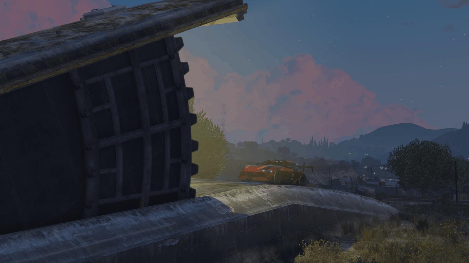 Entering the bunker