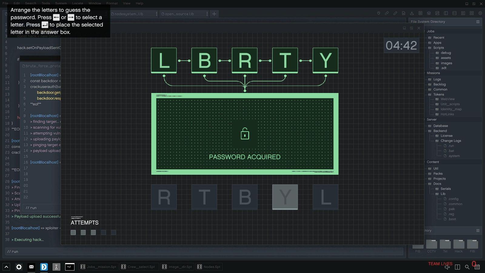 Hacking the laptop inside the Runner's house.