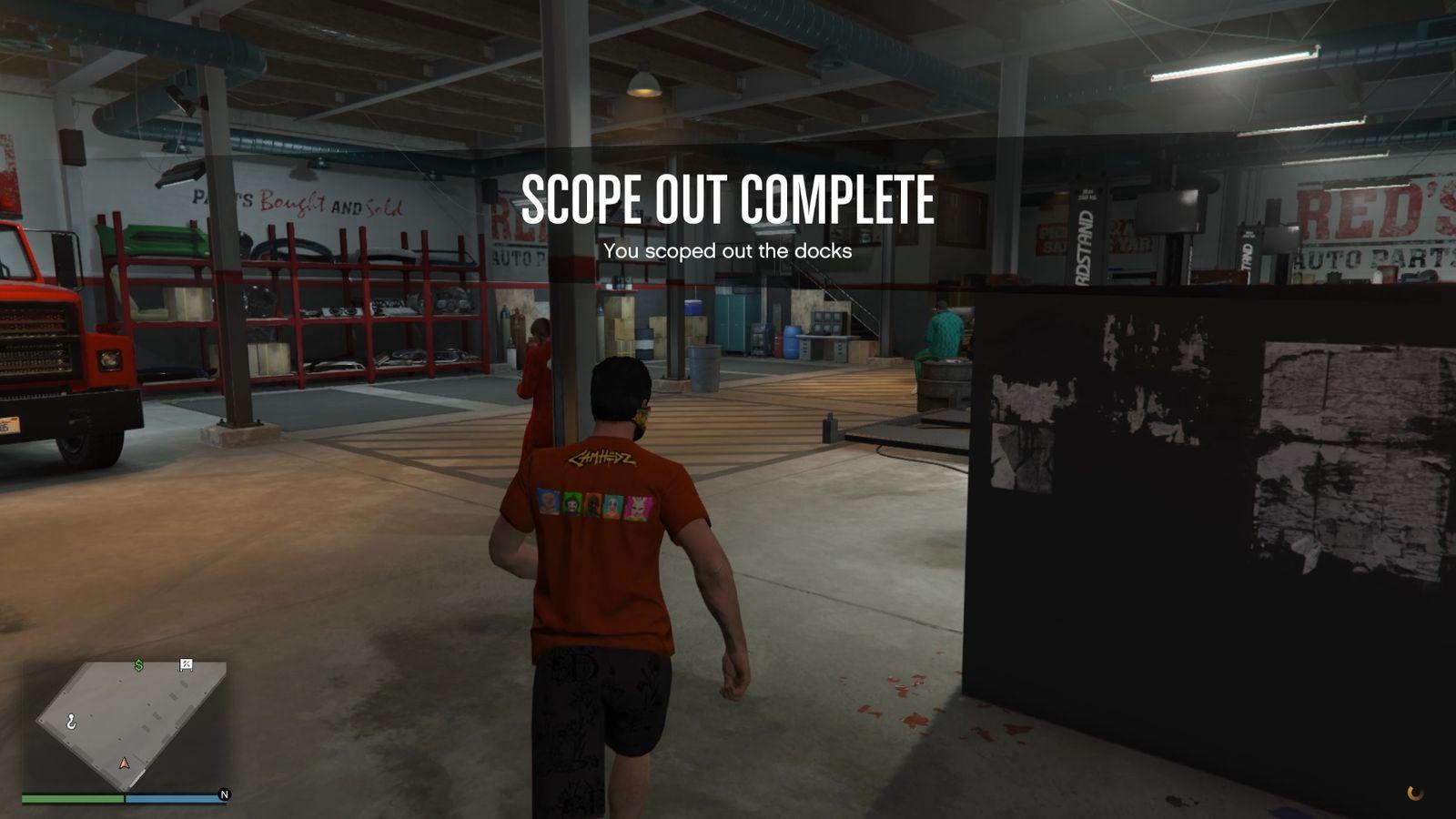 Returning to the Salvage Yard to complete the scope out mission.