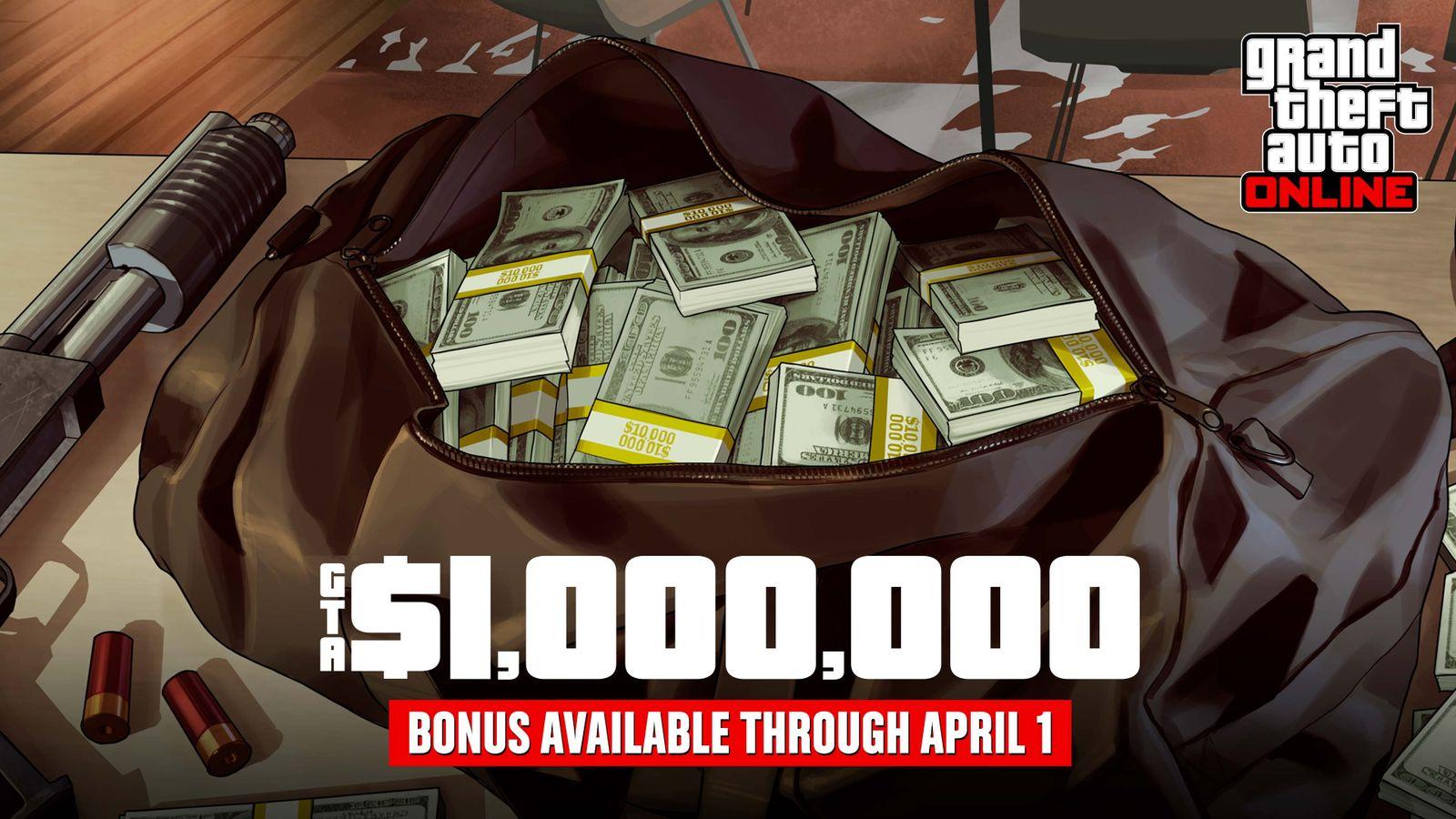 GTA Online players can earn up to GTA$2.5 million during the Community Series event, with a login bonus and weekly rewards for completing featured jobs.