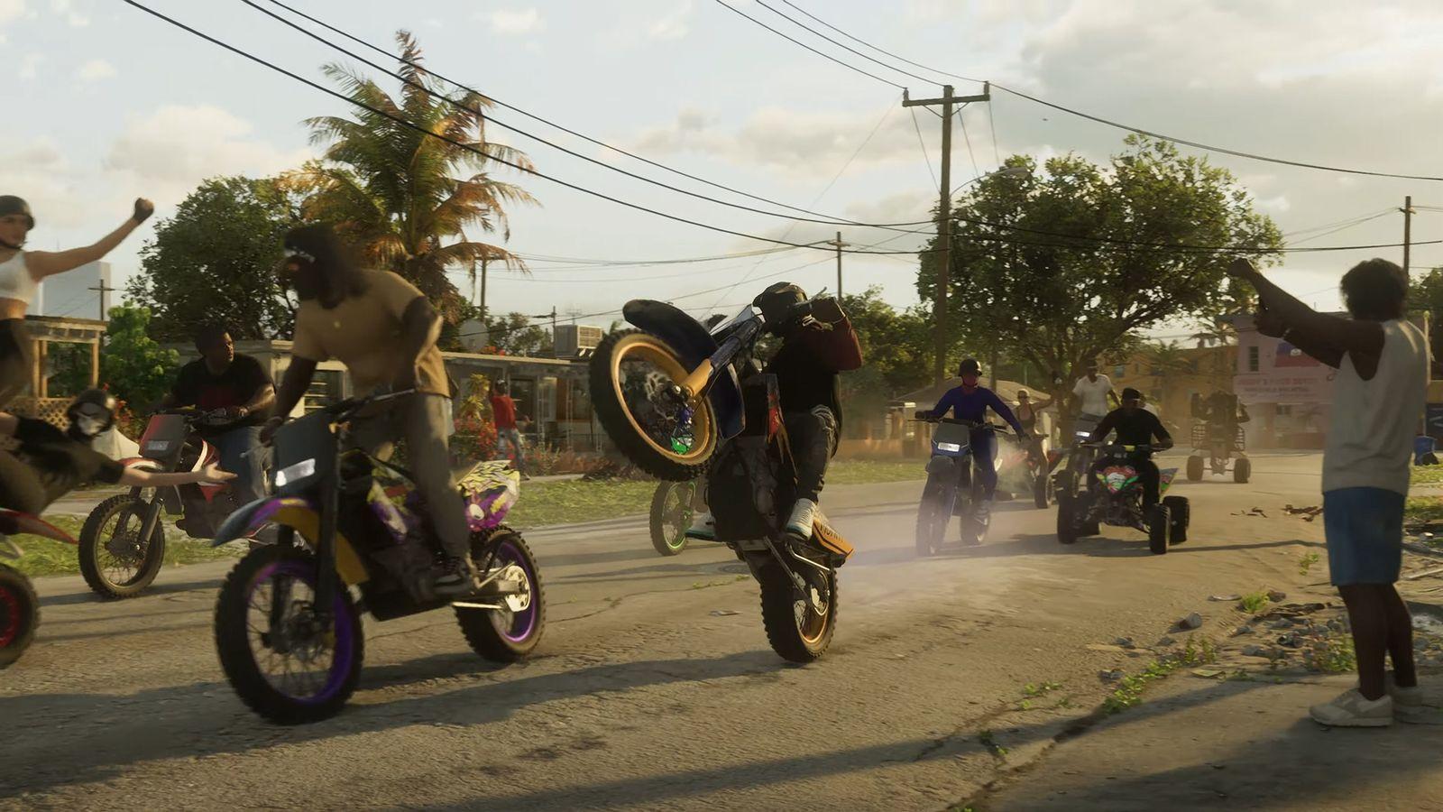 The biker gang could potentially be a part of the Thrillbilly Mud Club, but that is highly unlikely.