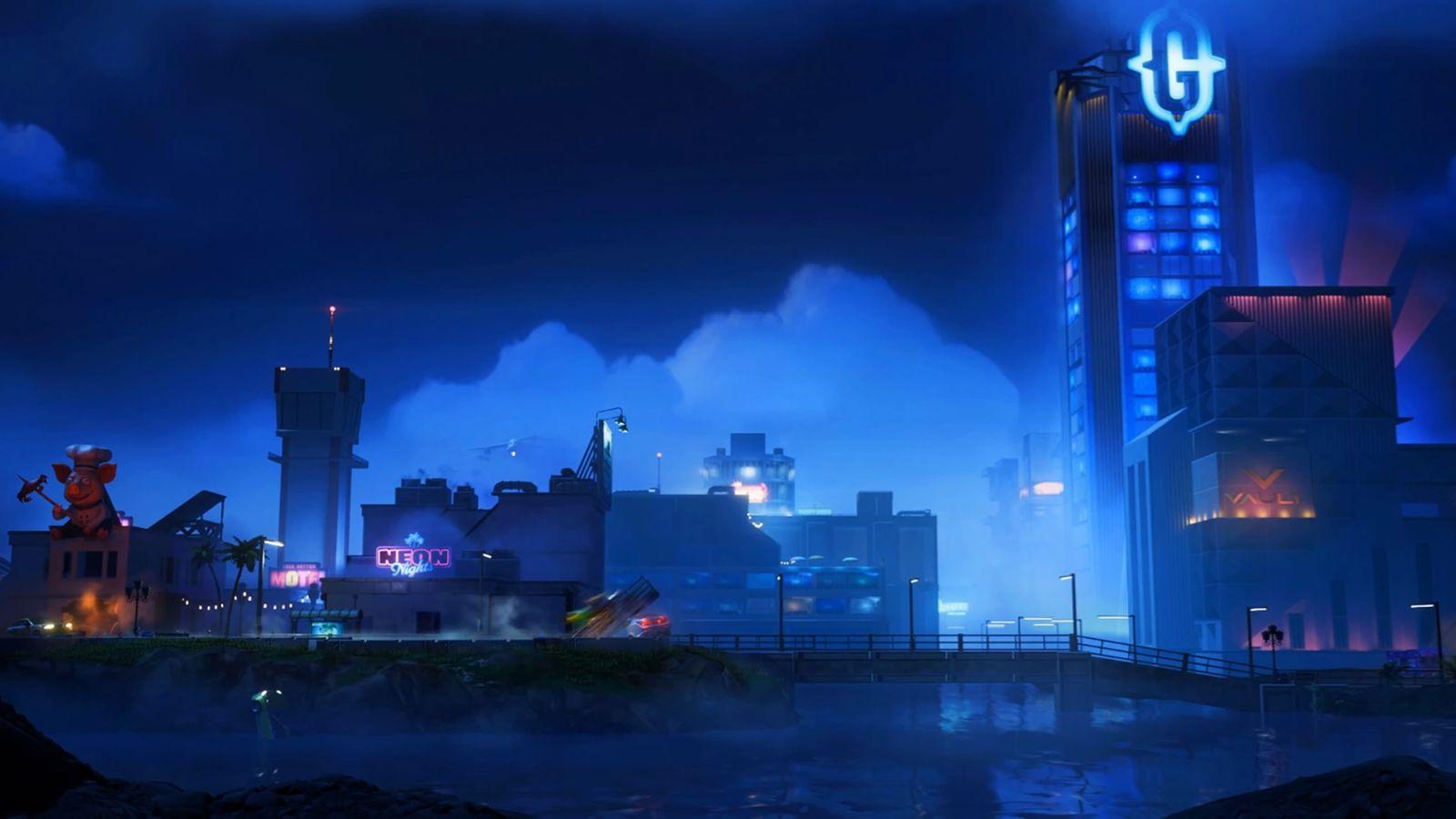 Grand Heist City is a free Fortnite game with 12-player heists and AI-adaptive cops.