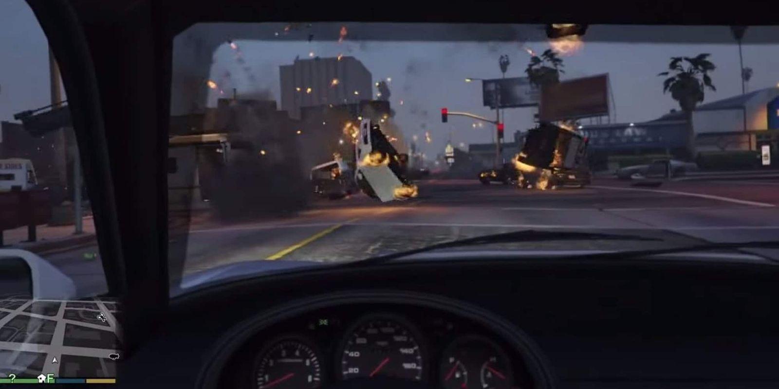 The Most Epic Gta V Crash