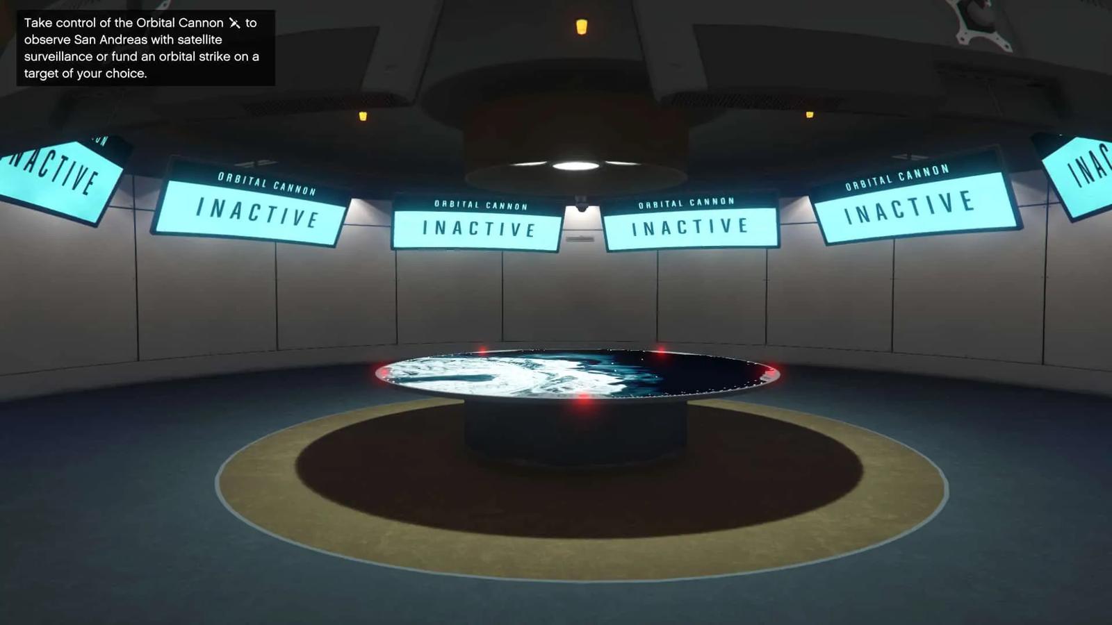 Orbital Cannon room in the facility in GTA Online