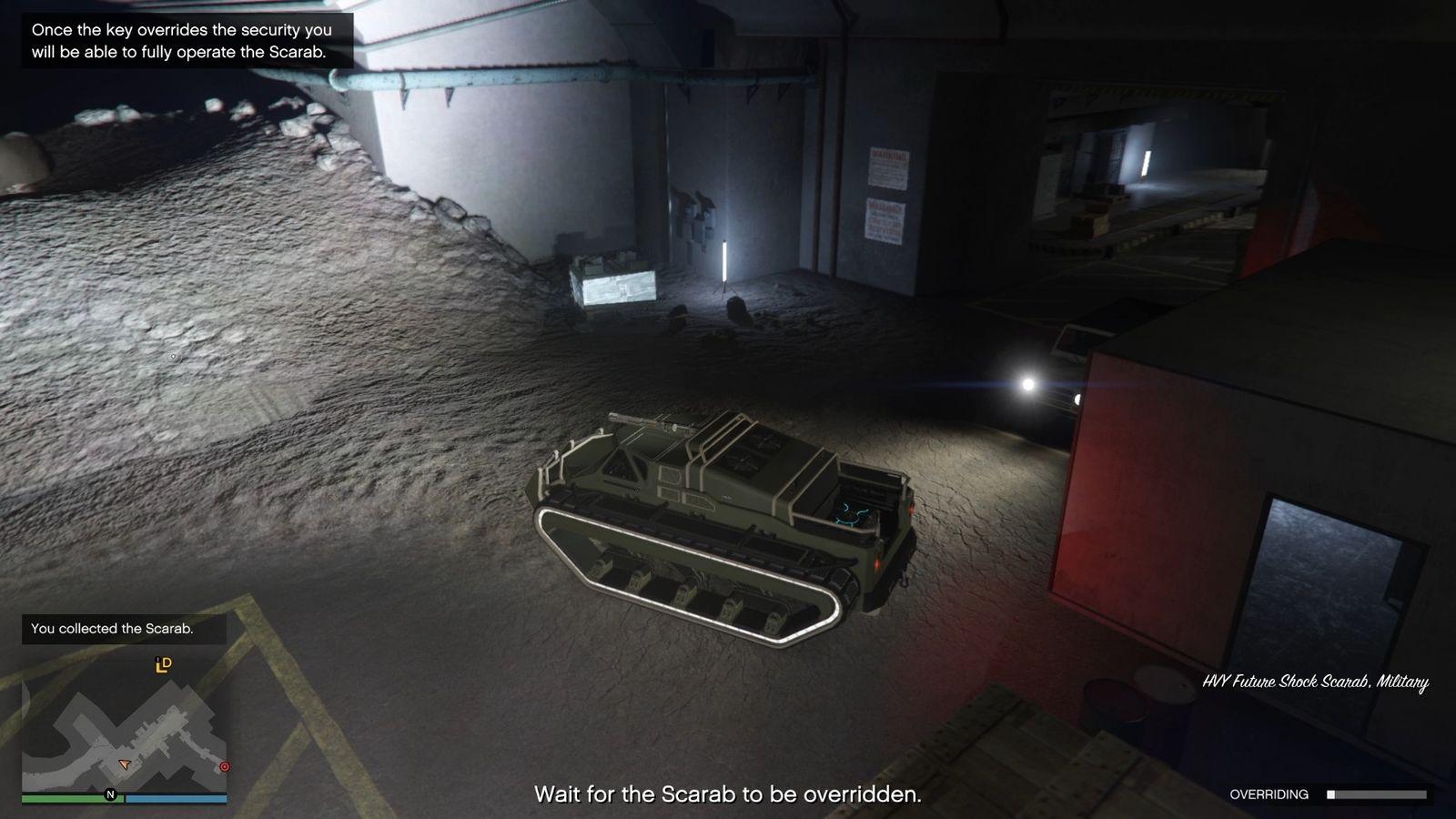 Overriding the Scarab.