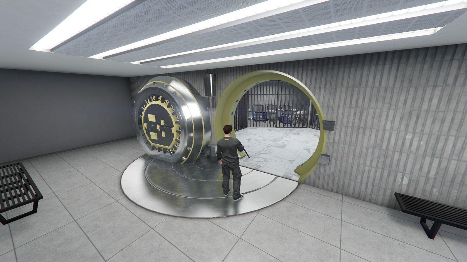 Vault room in the basement of the mansion.