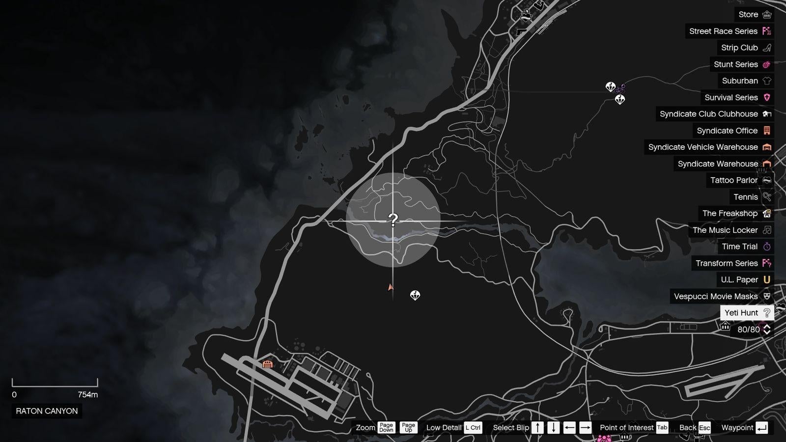 This is where you will find the clues and hunt the Yeti.